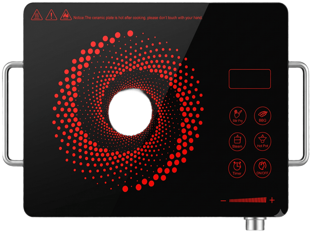 VK-INFRA-01 Infrared Double Glass Cooktop